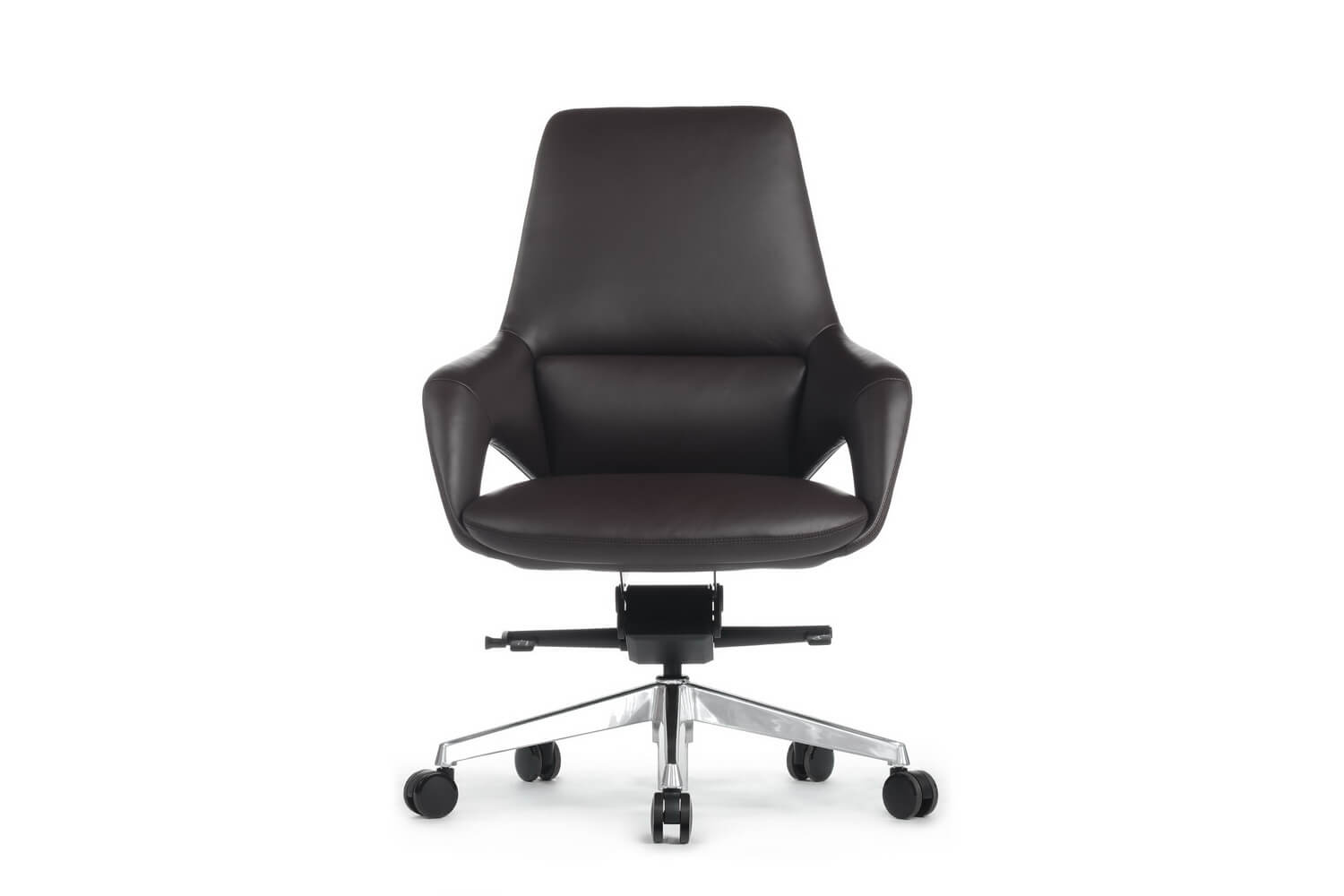 Кресло руководителя RV Design AURA-M FK005-B Тёмно-коричневая кожа стоимость
