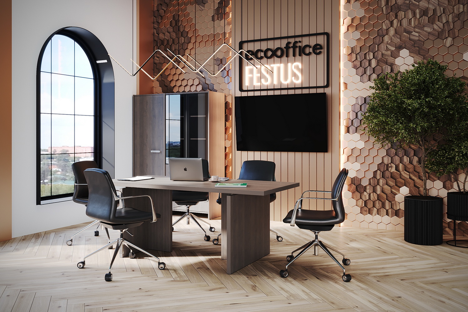 Кабинет руководителя FESTUS Орех Пацифик Табак  стоимость
