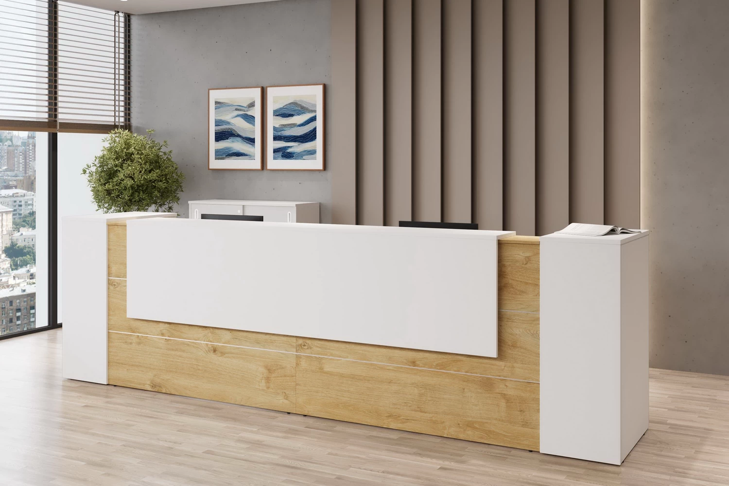 Ресепшн ONIX Тиквуд Светлый  стоимость