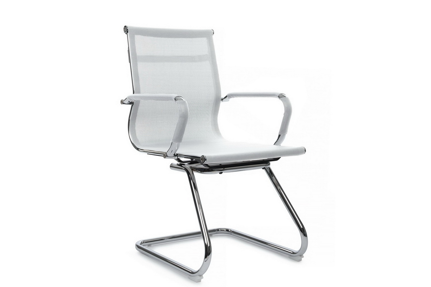 Конференц-кресло RV Chair HUGO 6001-3E Белая сетка  стоимость