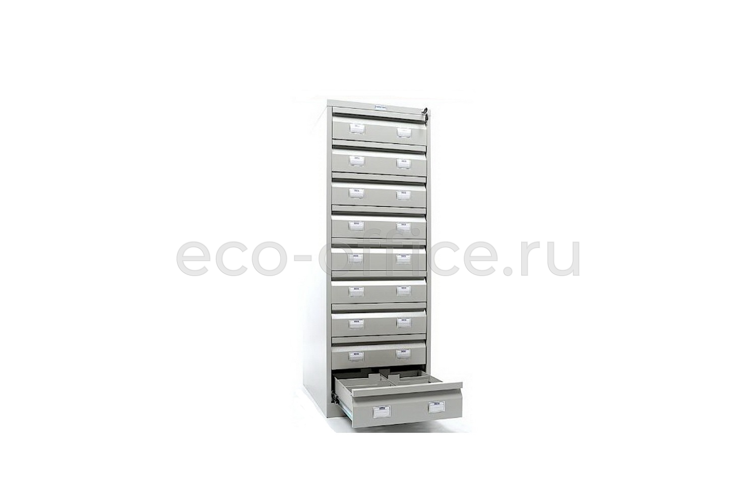 Шкаф картотека ПРАКТИК AFC-09С Серый RAL 7038  стоимость