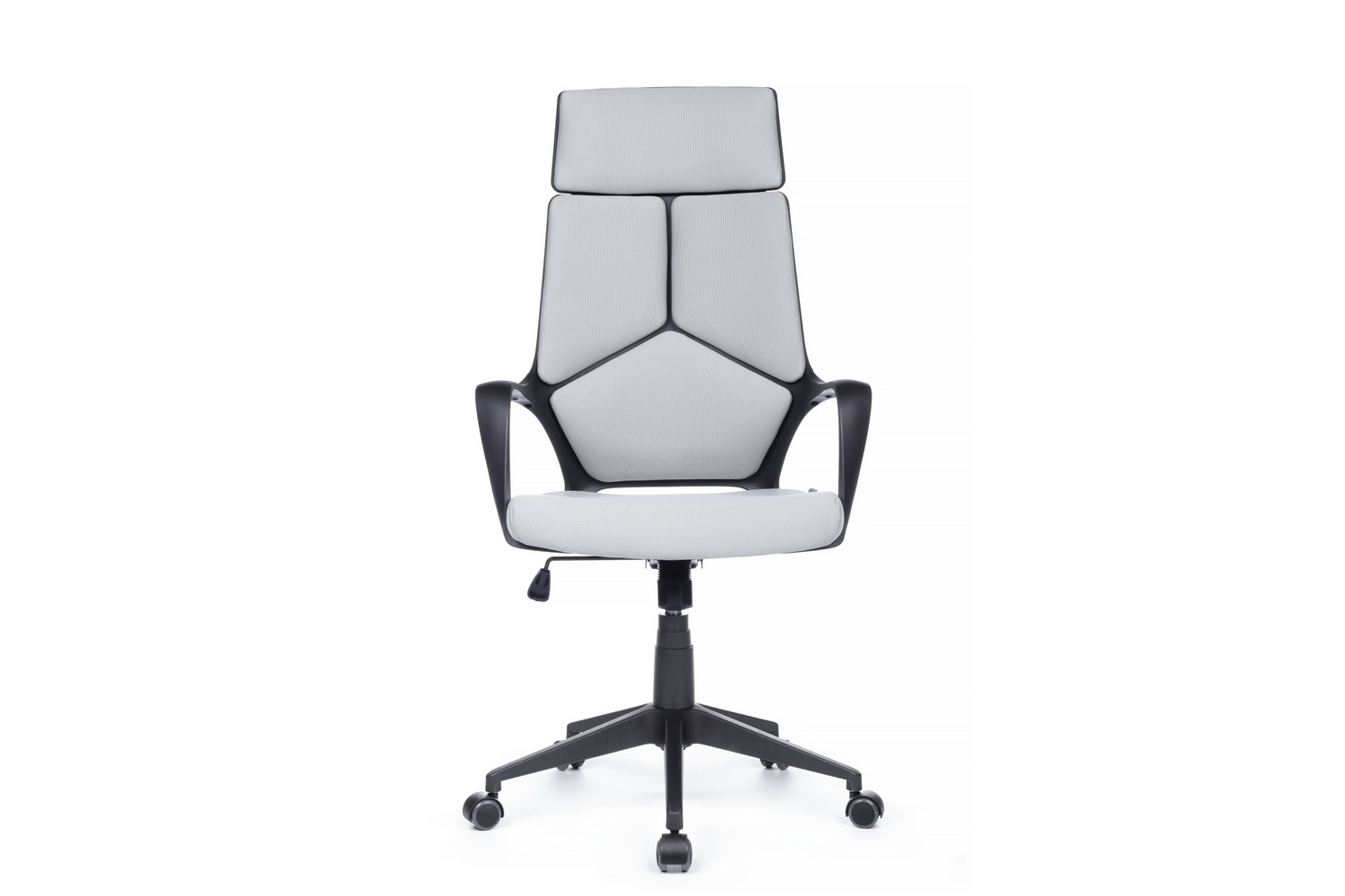 Кресло офисное RV Chair IQ RV 8989 Чёрный пластик / Светло-серая ткань  стоимость