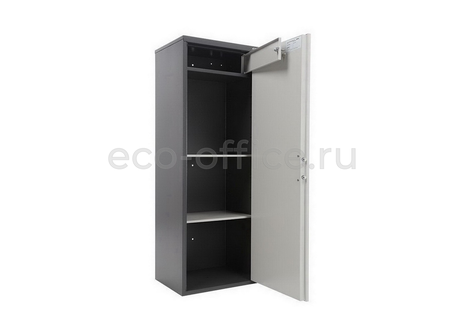 Шкаф бухгалтерский AIKO SL-125T EL Графит (RAL 7024) / Светло-серый (RAL 7038)  стоимость