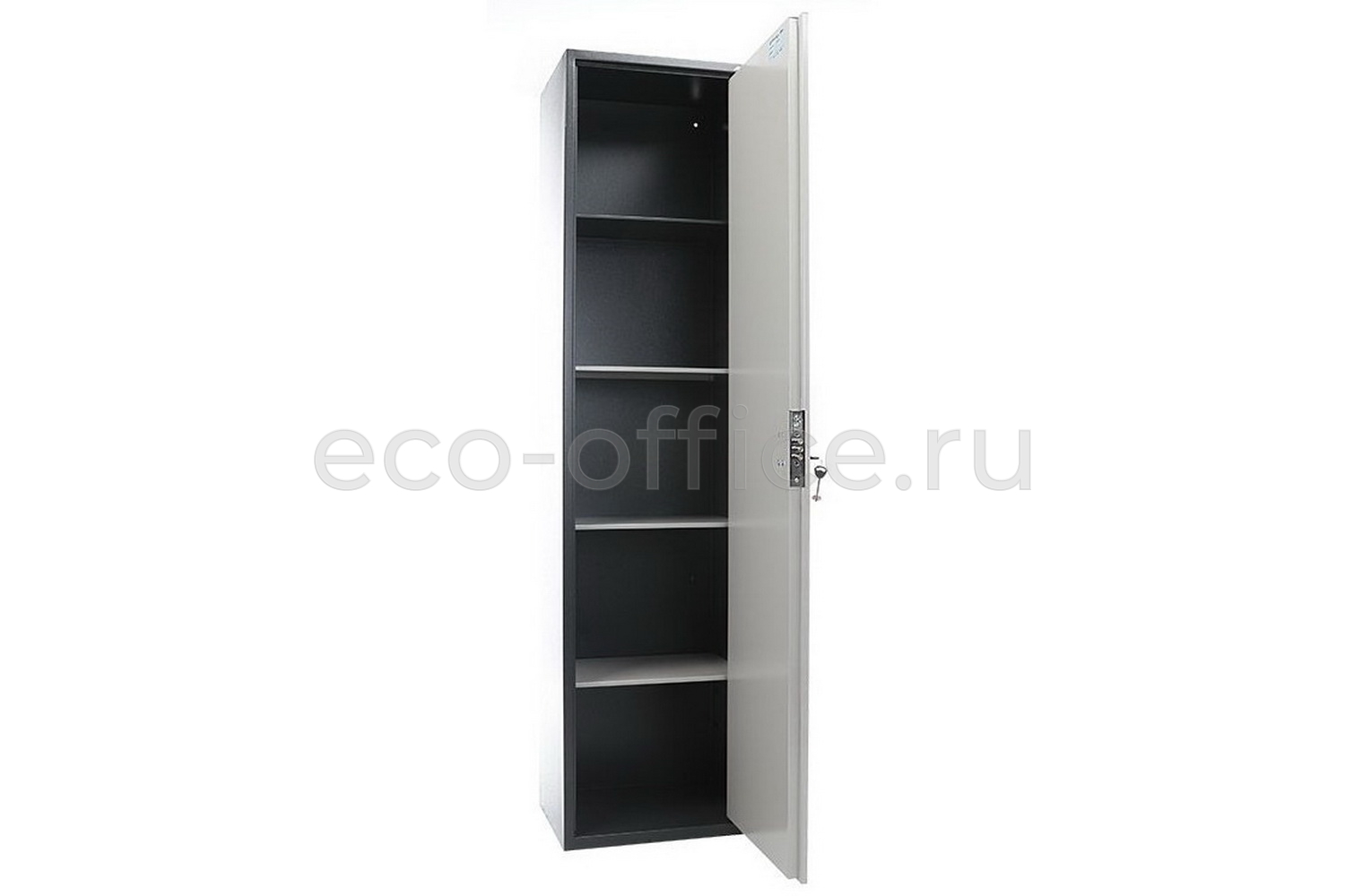 Шкаф бухгалтерский AIKO SL-185 Графит (RAL 7024) / Светло-серый (RAL 7038)  стоимость