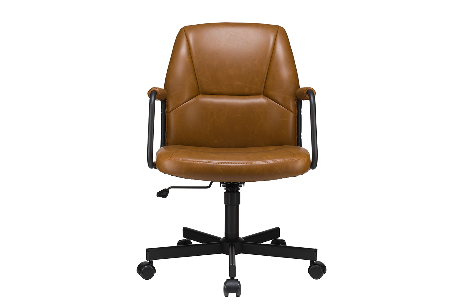 кресло eco-chair nolan w-256 светло-коричневая экокожа фото