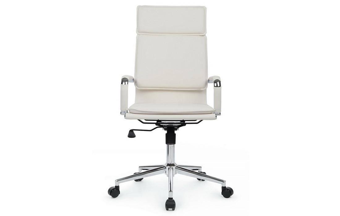 Кресло руководителя RV Chair HUGO 6003-1SE Белая экокожа  стоимость