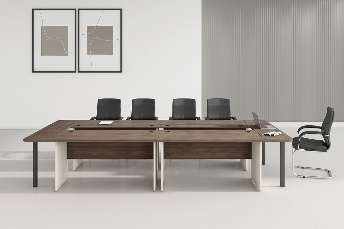 мебель для персонала new line дуб шамони тёмный фото