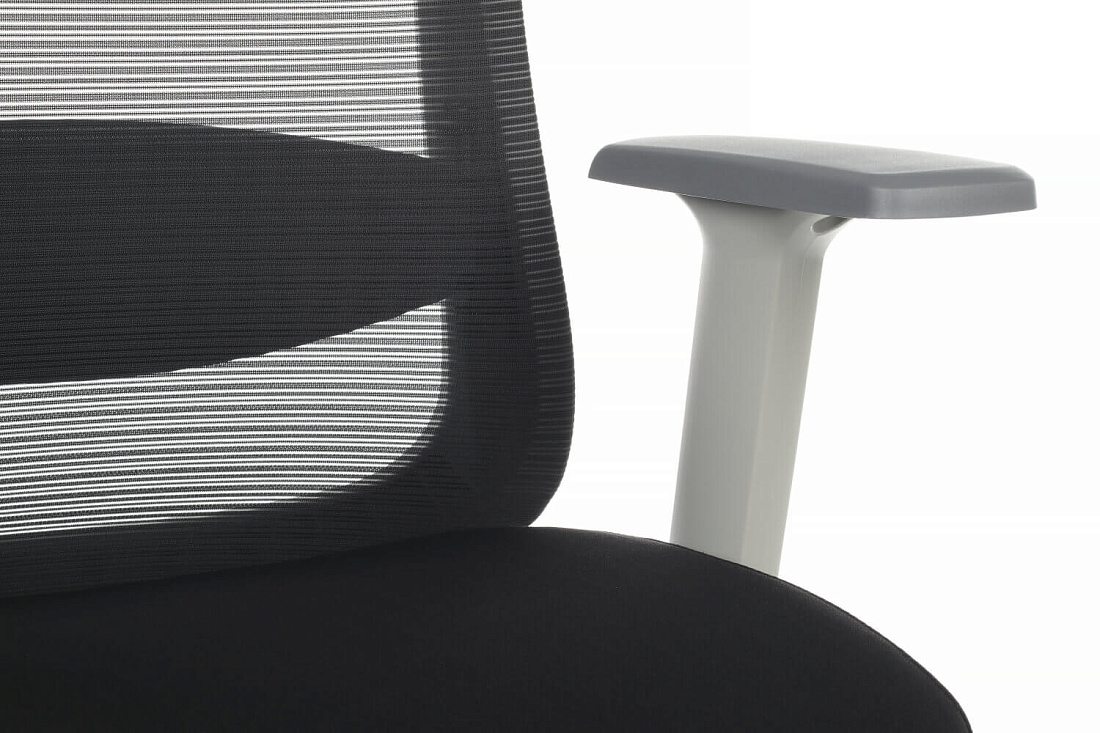 кресло rv chair scott bh2358s чёрная сетка / чёрная ткань фото