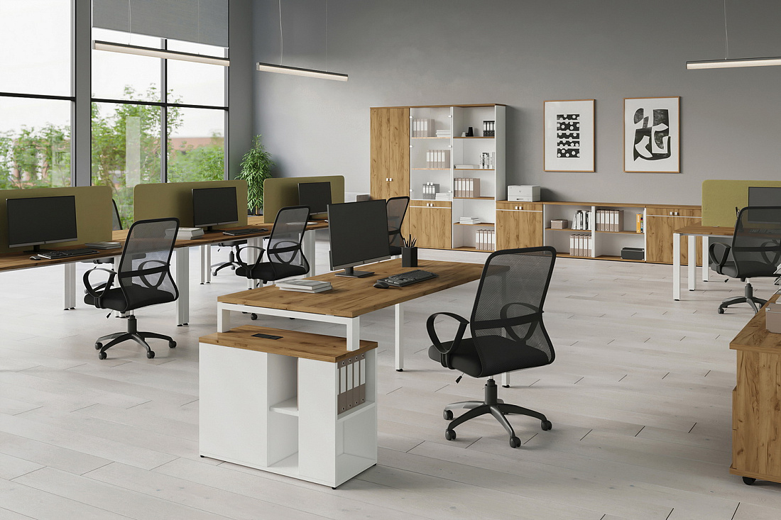 мебель для персонала tess дуб крафт золотой фото