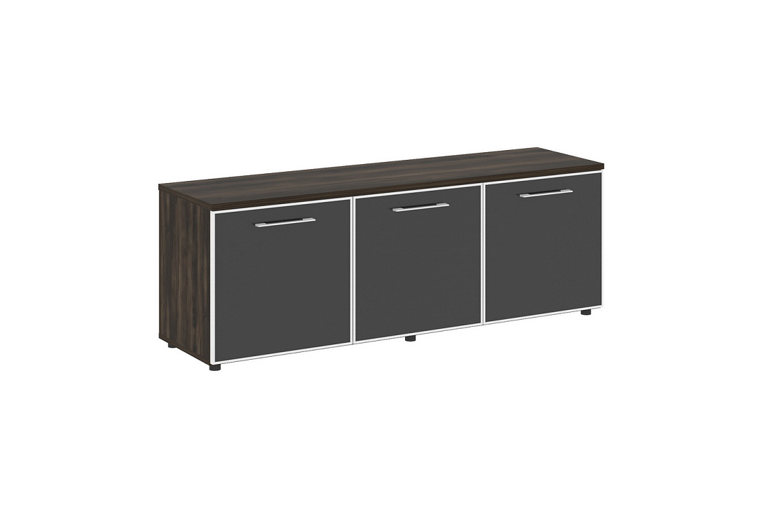 тумба модульная трёхсекционная yalta lt.ts-3.5 black дуб мали фото