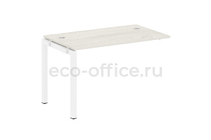 Проходной наборный элемент METAL SYSTEM QUATTRO 5x5 50БП.ПРС-СП-1.2 Дуб Наварра / Белый металл фото