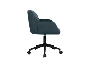 Кресло ECO-CHAIR EDMON 9-178 Тёмно-серый велюр фото