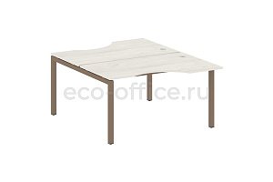 Рабочая станция криволинейная METAL SYSTEM QUATTRO 5x5 50БП.РАС-СА-2.2 Дуб Наварра / Мокко металл фото