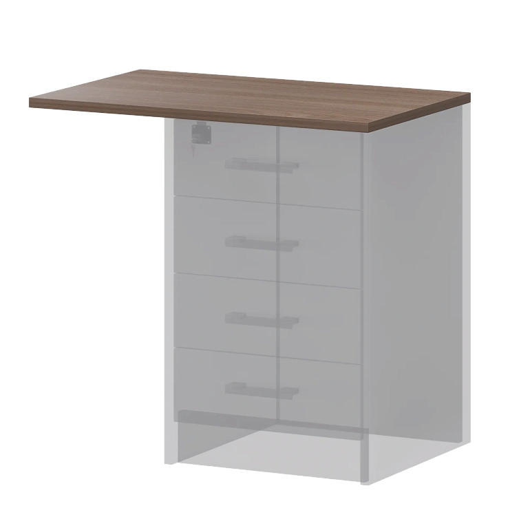 крышка к приставным тумбам protech а-706.ф темный шимо фото