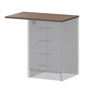 Крышка к приставным тумбам Protech А-706.Ф Темный шимо фото