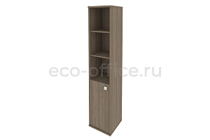 Шкаф высокий узкий левый STYLE Л.СУ-1.1 (L) Вяз Благородный фото
