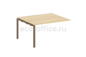 Проходной наборный элемент переговорного стола METAL SYSTEM STYLE БП.ППРГ-3 Акация Лорка / Мокко металл фото