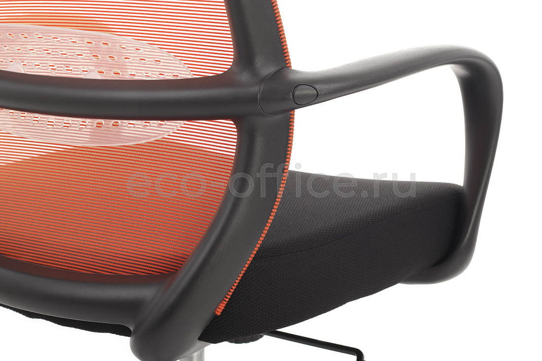 Кресло RV Design FAST W-207 Чёрный пластик / Оранжевая ткань стоимость