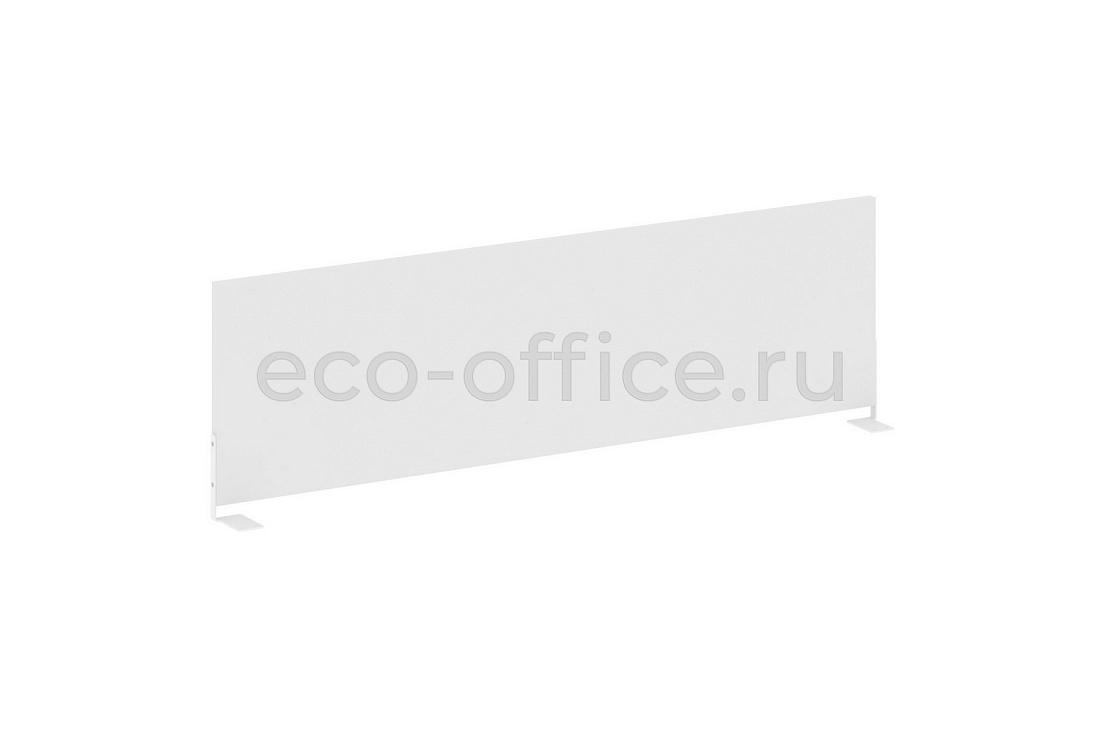 Экран для стола боковой L1235 METAL SYSTEM STYLE Б.ЭКР-123 Белый / Белый металл  стоимость