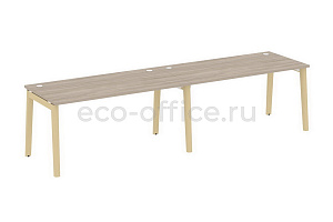Рабочая станция на 2 рабочих места ONIX WOOD OW.RS-2.4.8 Дуб Аттик / Дуб Светлый фото