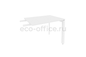 Брифинг-приставка на П-образном м/к ONIX O.MP-BR-9 Белый Бриллиант / Белый металл фото