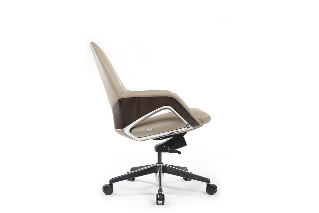 Кресло руководителя RV Design AURA-M FK005-B Светло-бежевая кожа  стоимость