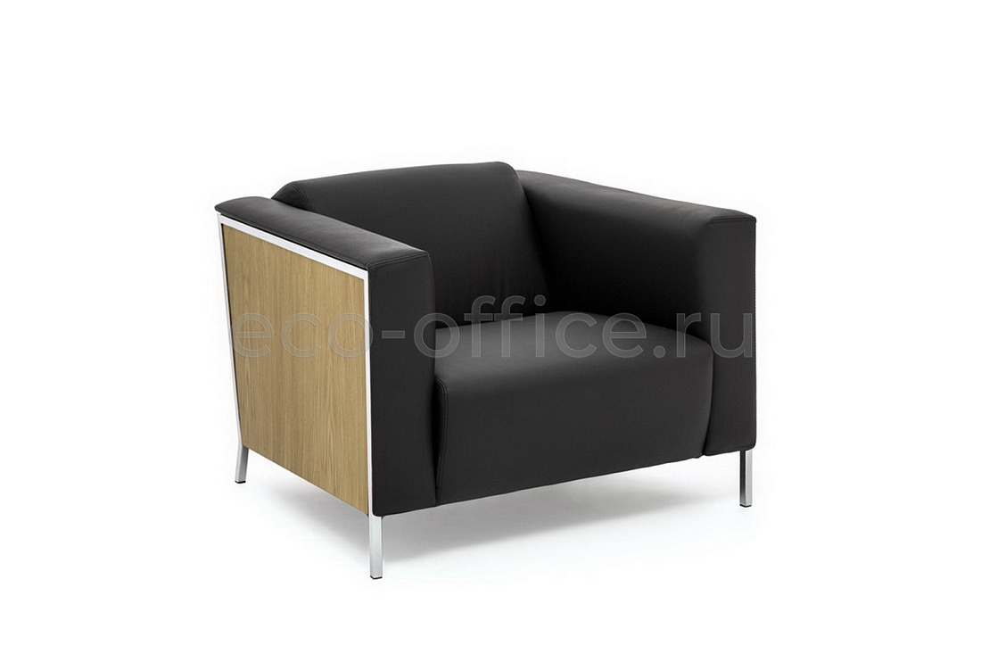 Кресло VISPO Wood FLORE 1 DAKOTA black Дуб Флоре  стоимость