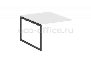 Проходной наборный элемент переговорного стола METAL SYSTEM QUATTRO 4x4 40БО.ППРГ-1 Белый / Антрацит металл фото