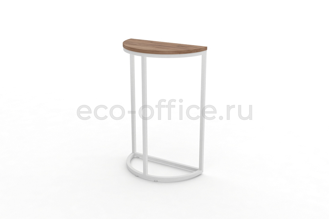 Стол журнальный SLICE-750 Дуб Табак / Белый металл  стоимость