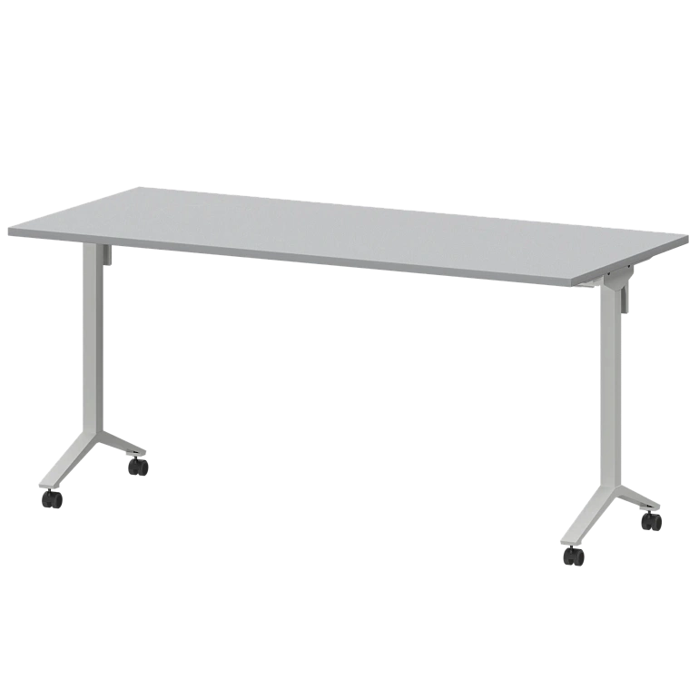 стол мобильный складной protech мб22-160.70 серый/белый фото