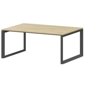 Стол переговорный на металлокаркасе Protech НТМП.О.160.11 Баттл Рок/Антрацит фото