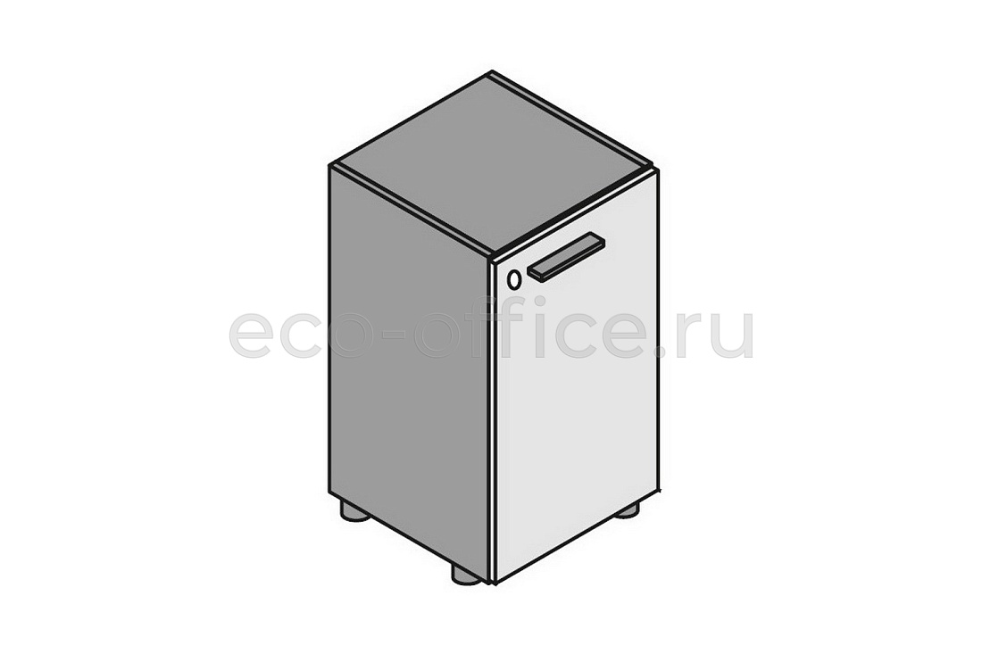 Шкаф низкий правосторонний E.O.S. 118270 Light Poplar (Cod.64)  стоимость