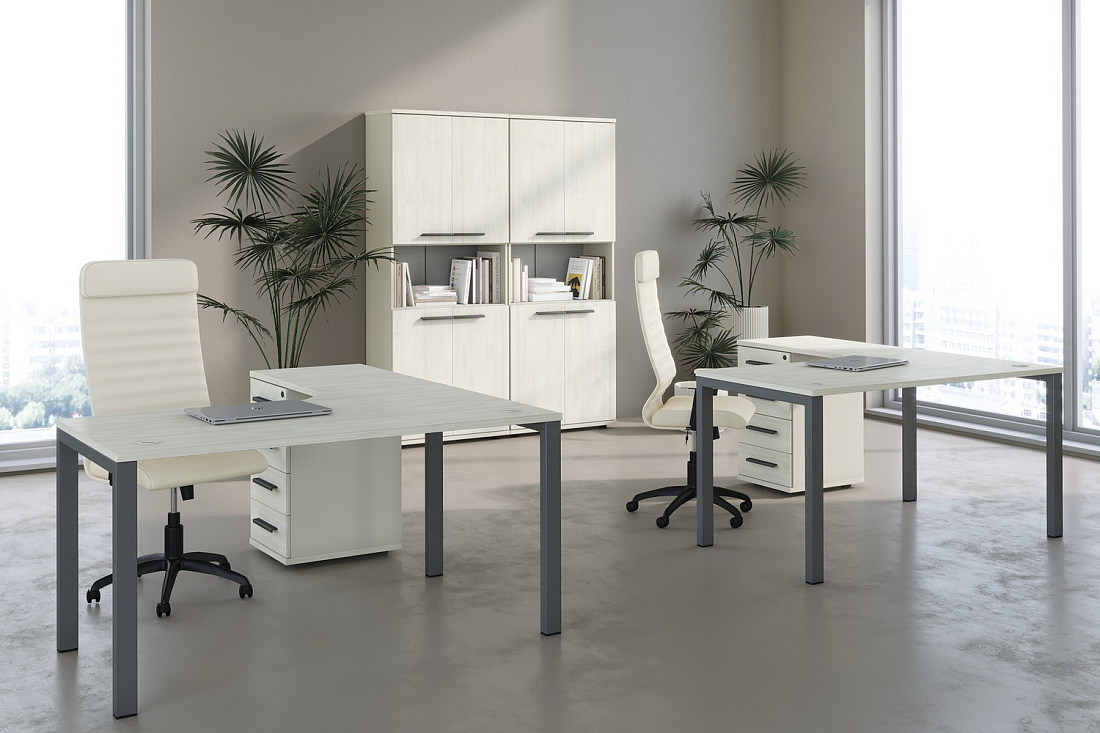 мебель для персонала new line дуб шамони светлый фото