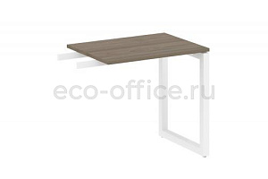 Приставной элемент на О-образном м/к METAL SYSTEM QUATTRO 5x5 50БО.ПР-2 Вяз Благородный / Белый металл фото