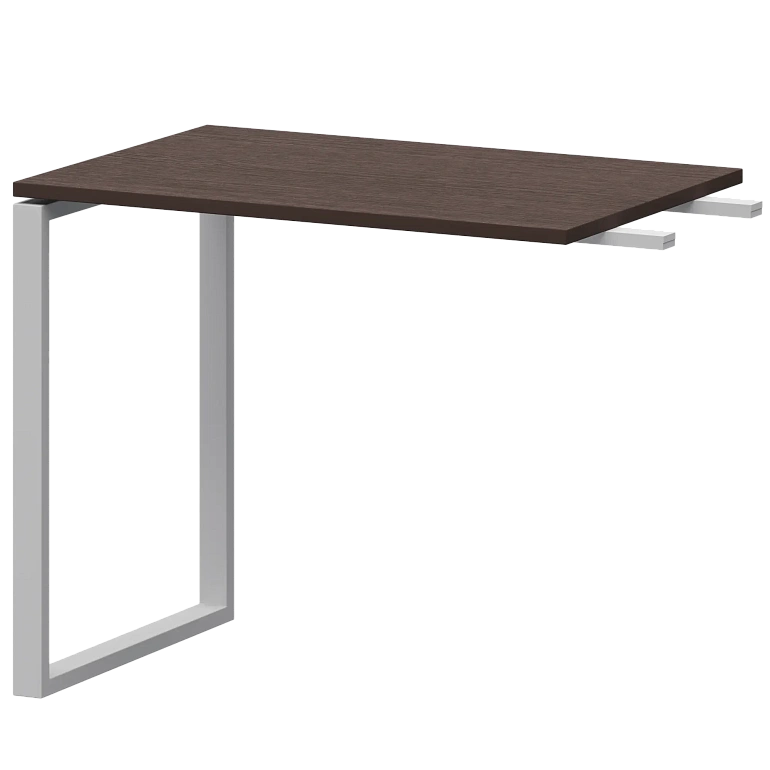 бриф-приставка на металлокаркасе protech ам.о-090.60 дуб венге/белый фото