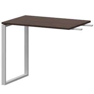 Бриф-приставка на металлокаркасе Protech АМ.О-090.60 Дуб венге/Белый фото