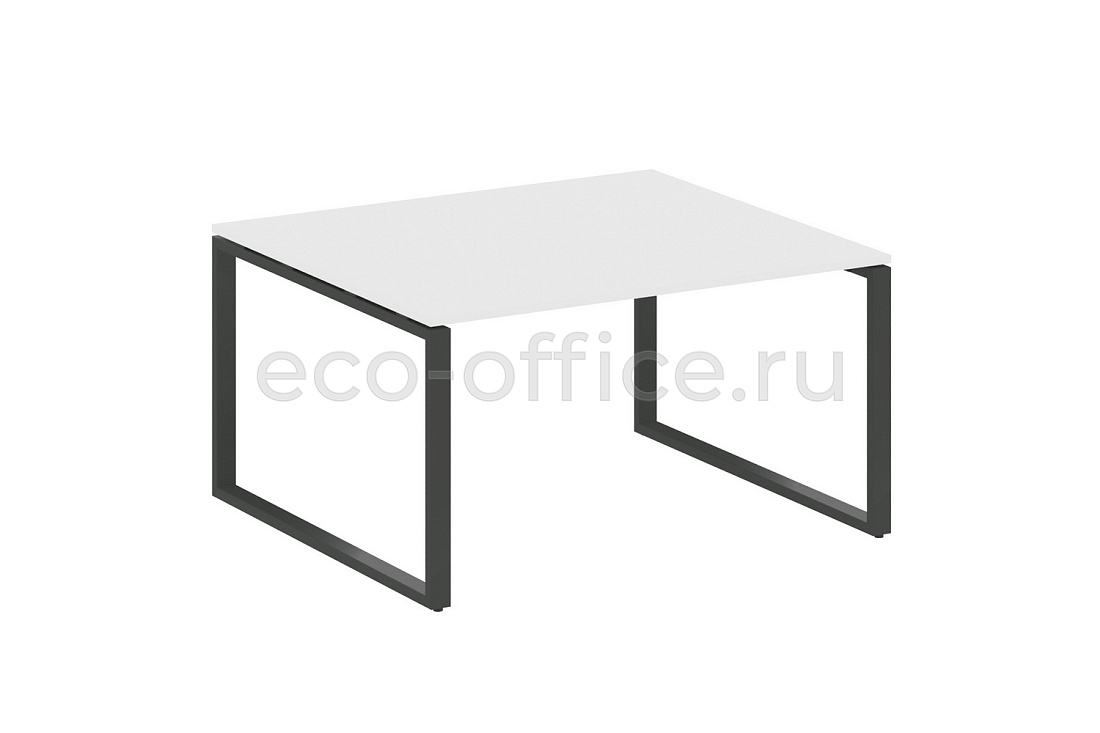 Стол переговорный (1 столешница) METAL SYSTEM STYLE БО.ПРГ-1.3 Белый / Антрацит металл  стоимость