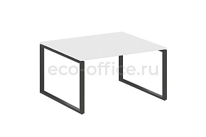 Стол переговорный (1 столешница) METAL SYSTEM STYLE БО.ПРГ-1.3 Белый / Антрацит металл фото