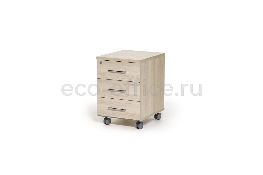 Тумба подкатная 3 ящика FE/RO 72T002 DYDY Дуб Светлый купить в Москве