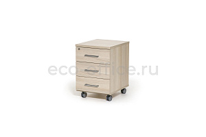 Тумба подкатная 3 ящика FE/RO 72T002 DYDY Дуб Светлый фото