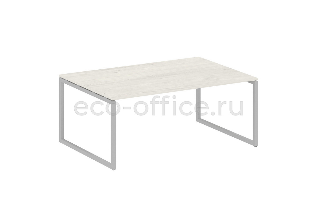 Стол переговорный (1 столешница) METAL SYSTEM QUATTRO 4x4 40БО.ПРГ-1.5 Дуб Наварра / Серый металл  стоимость