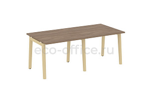 Стол переговорный (2 столешницы) ONIX WOOD OW.PRG-2.1 Дуб Аризона / Дуб Светлый фото