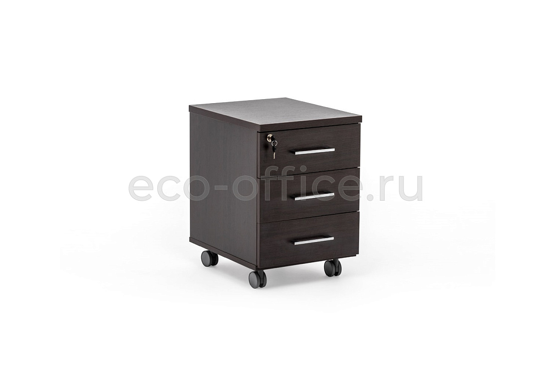 Тумба подкатная 3 ящика FE/RO 72T002 V3V2 Венге купить в Москве
