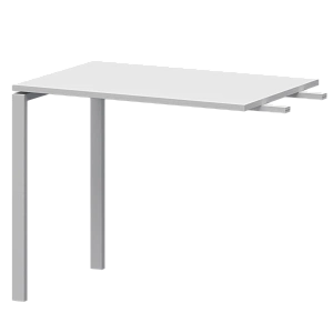 Бриф-приставка на металлокаркасе Protech АМ-090.60 Белый/Белый фото