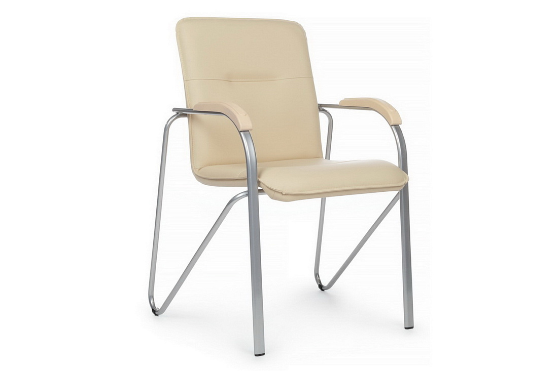 конференц-кресло rv chair самба smb-03 бежевая экокожа фото