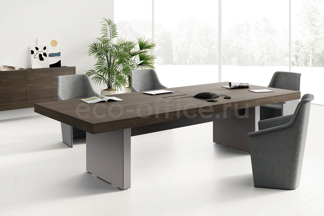 Стол для переговоров JERA 159914 Bali Walnut / Grey  стоимость