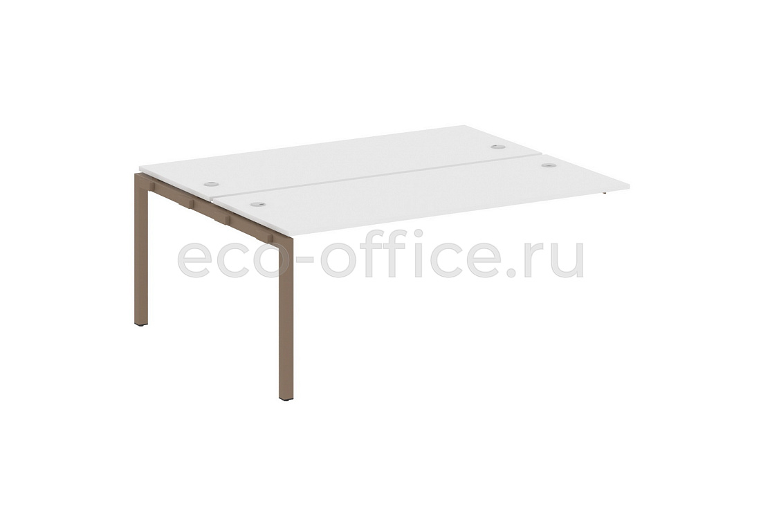 Проходной наборный элемент METAL SYSTEM QUATTRO 5x5 50БП.ПРС-СП-2.5 Белый / Мокко металл купить в Москве
