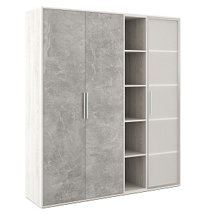 Шкаф высокий 3 створки, с нишей B-tone BTN36152531 фото