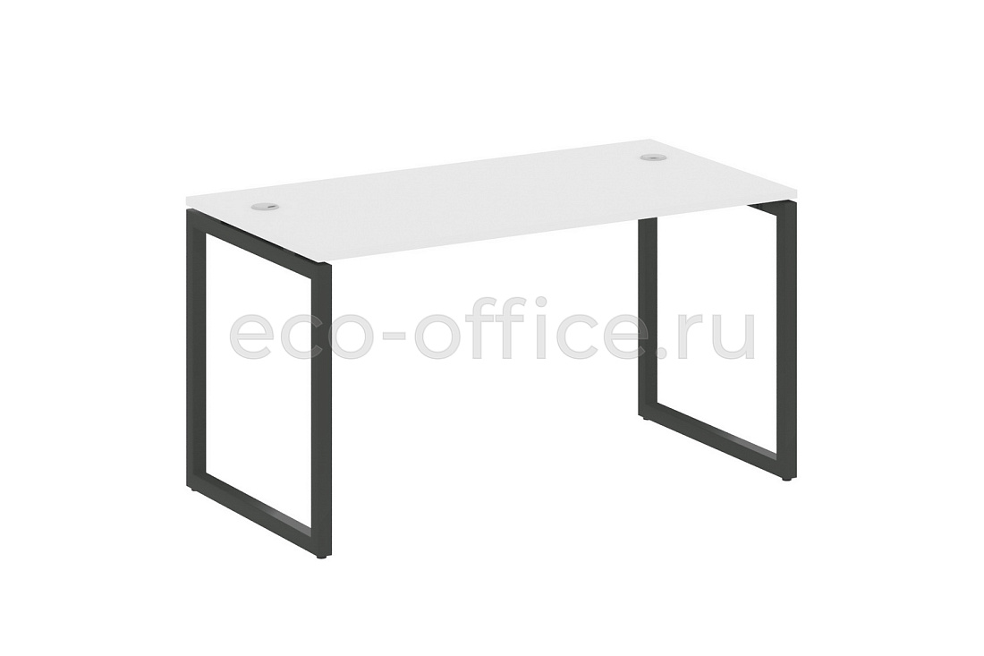 Стол письменный METAL SYSTEM QUATTRO 4x4 40БО.СП-3 Белый / Антрацит металл  стоимость