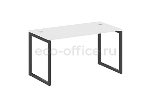 Стол письменный METAL SYSTEM QUATTRO 4x4 40БО.СП-3 Белый / Антрацит металл фото